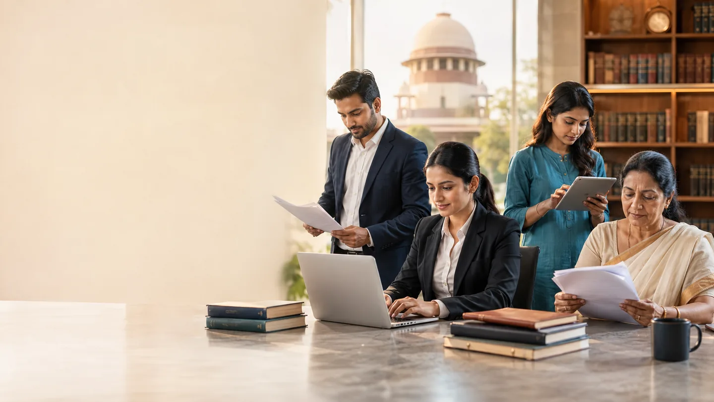 Indian legal professionals using Kanoon-AI